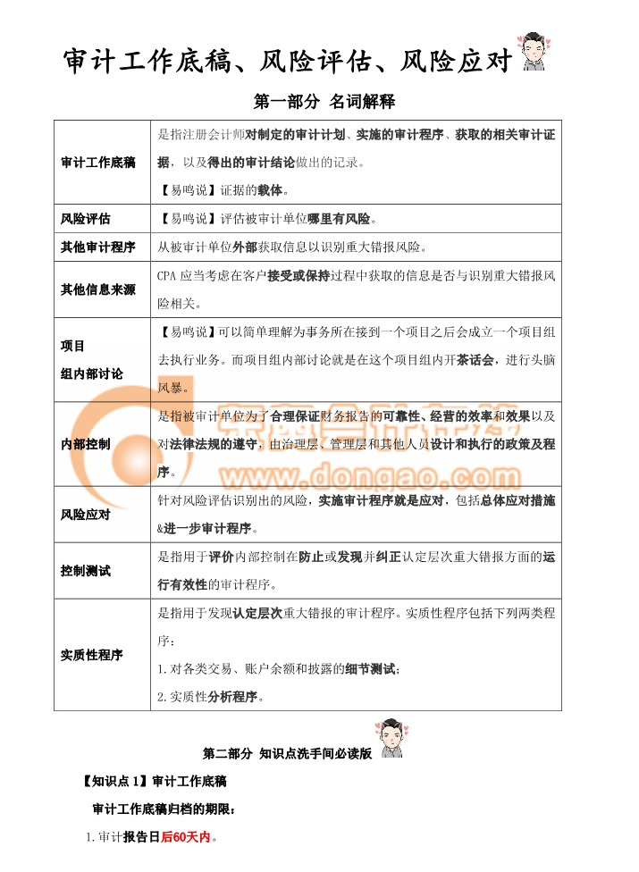 審計(jì)風(fēng)險(xiǎn)評估