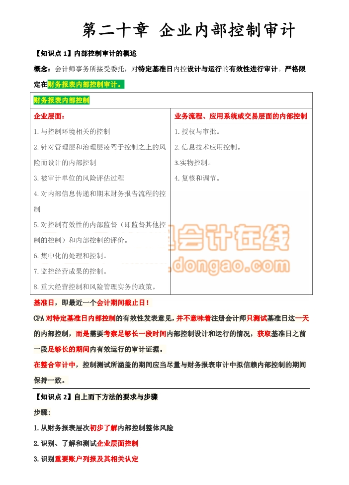 企業(yè)內(nèi)部控制審計(jì)