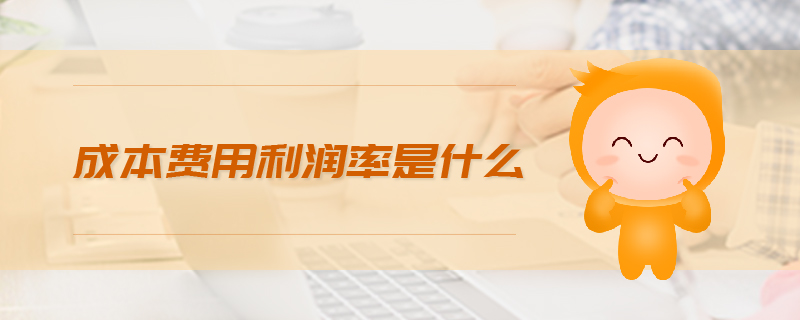 成本費(fèi)用利潤率是什么 成本費(fèi)用利潤率是什么
