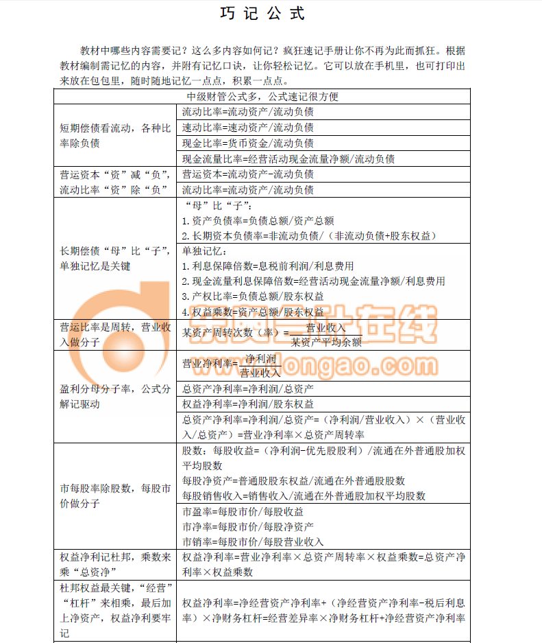 中級(jí)瘋狂速記手冊(cè)