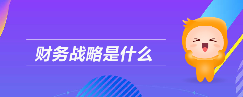 財務(wù)戰(zhàn)略是什么