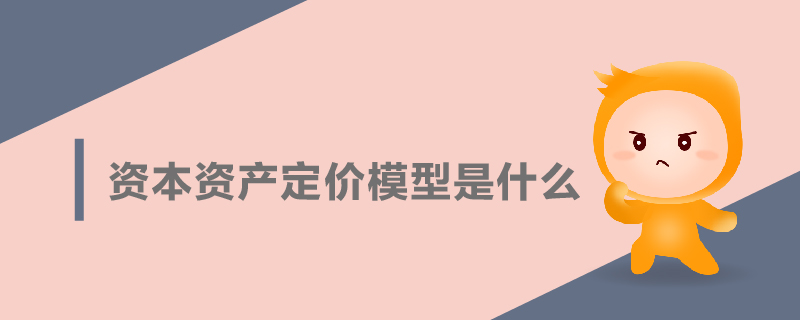資本資產(chǎn)定價(jià)模型是什么 資本資產(chǎn)定價(jià)模型是什么