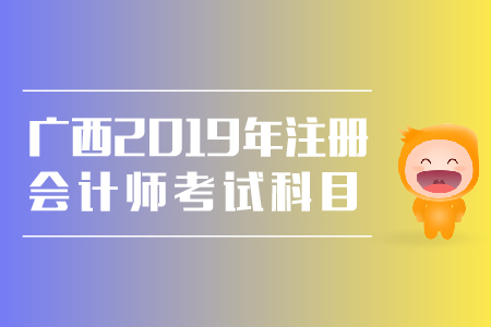 廣西2019年注冊(cè)會(huì)計(jì)師考試科目有哪些，特點(diǎn)都是什么