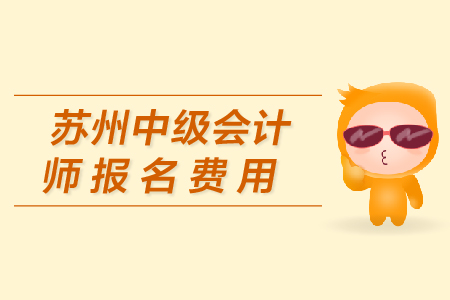 蘇州中級(jí)會(huì)計(jì)師報(bào)名費(fèi)用是多少