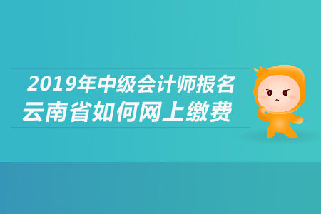 2019年云南省中級(jí)會(huì)計(jì)師報(bào)名網(wǎng)上繳費(fèi)相關(guān)內(nèi)容