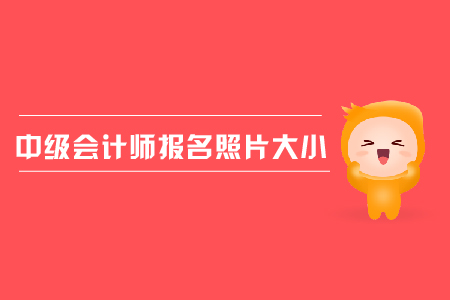 中級(jí)會(huì)計(jì)師報(bào)名照片大小有要求嗎