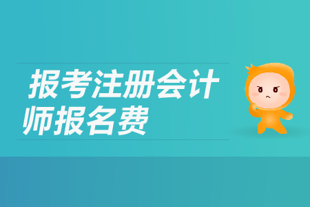 報(bào)考注冊會計(jì)師報(bào)名費(fèi)是多少？