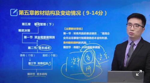 第五章籌資管理(下)教材變動(dòng)情況