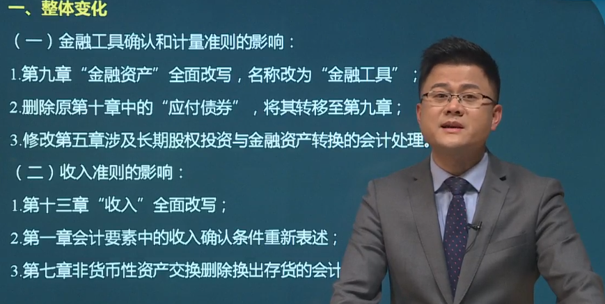 2019年《中級會計實務》教材變化