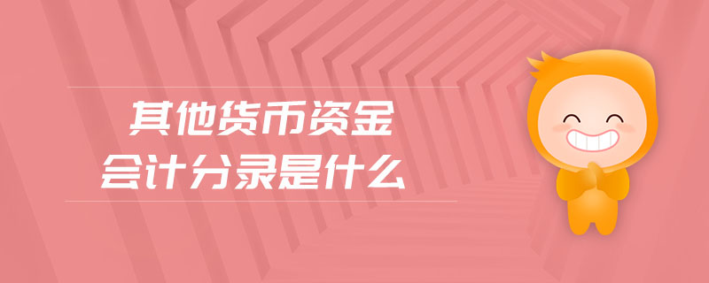 其他貨幣資金會計分錄是什么 其他貨幣資金會計分錄是什么