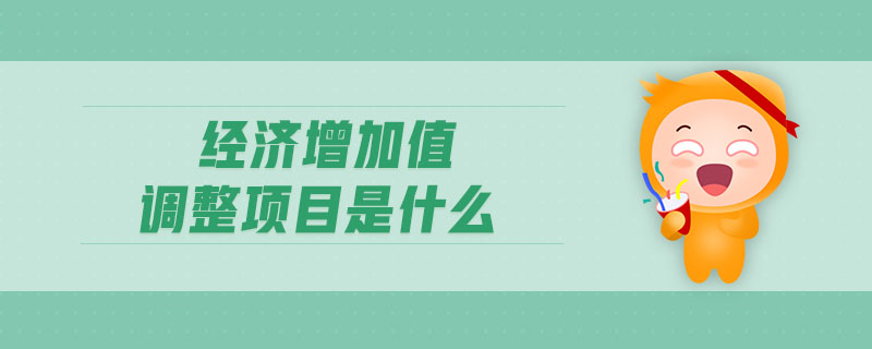 經濟增加值調整項目是什么
