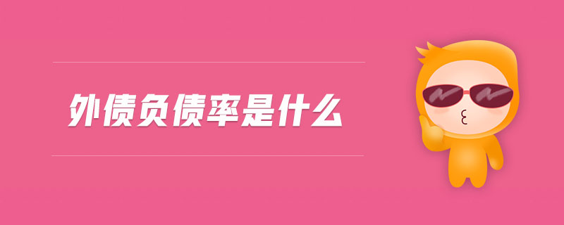 外債負債率是什么