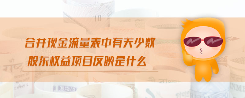 合并現(xiàn)金流量表中有關(guān)少數(shù)股東權(quán)益項(xiàng)目反映是什么