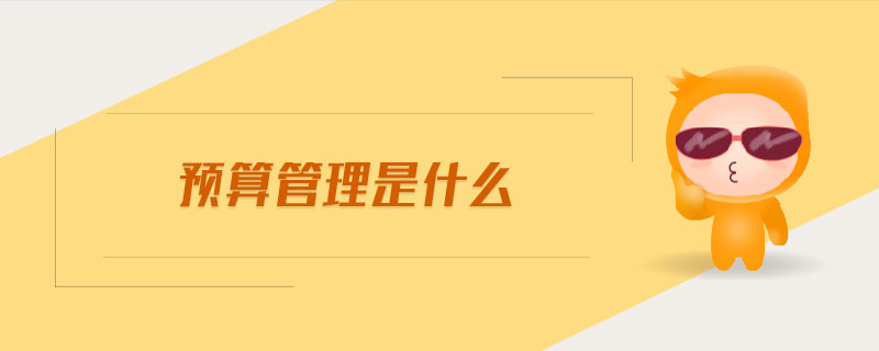 預(yù)算管理是什么 預(yù)算管理是什么