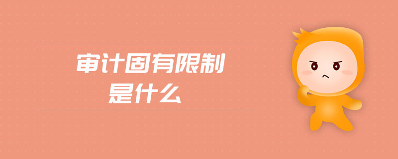 審計固有限制是什么 審計固有限制是什么