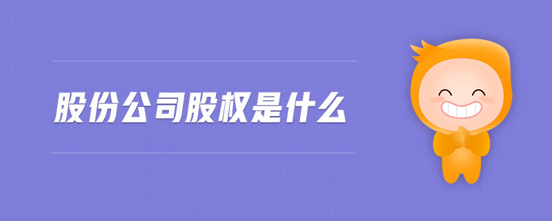 股份公司股權是什么 股份公司股權是什么