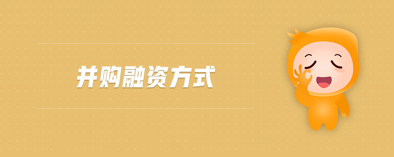 并購融資方式 并購融資方式