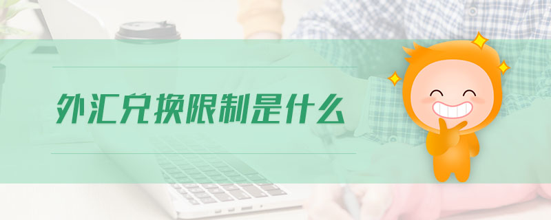 外匯兌換限制是什么