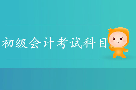初級(jí)會(huì)計(jì)考試科目有電算化嗎？