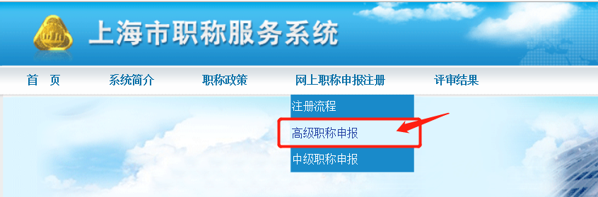 上海市2019年高級會計師職稱申報服務(wù)系統(tǒng)