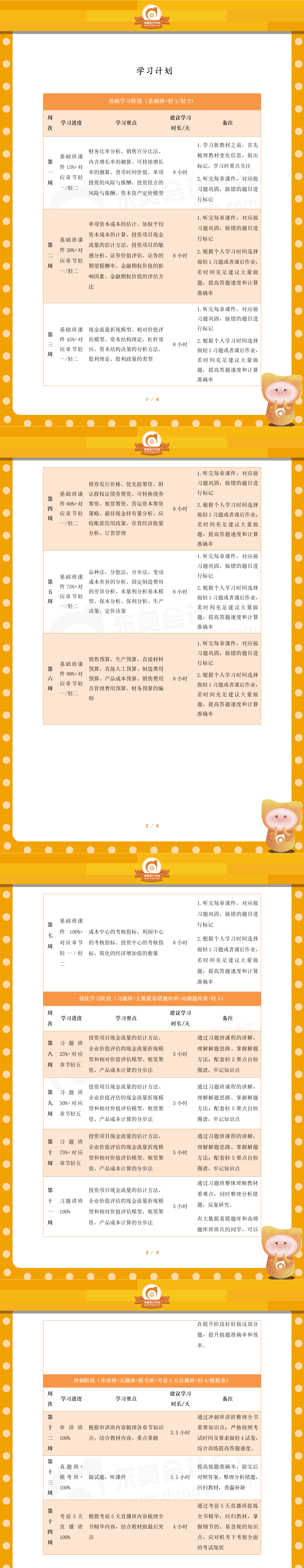 100天學(xué)習(xí)計(jì)劃—cpa財(cái)管