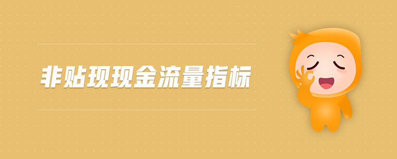 非貼現(xiàn)現(xiàn)金流量指標(biāo)