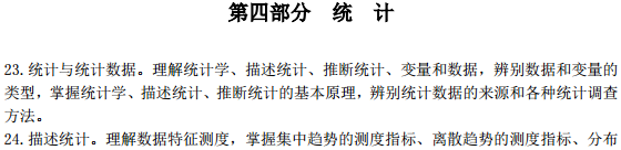 中級經(jīng)濟師經(jīng)濟基礎(chǔ)考試大綱—統(tǒng)計