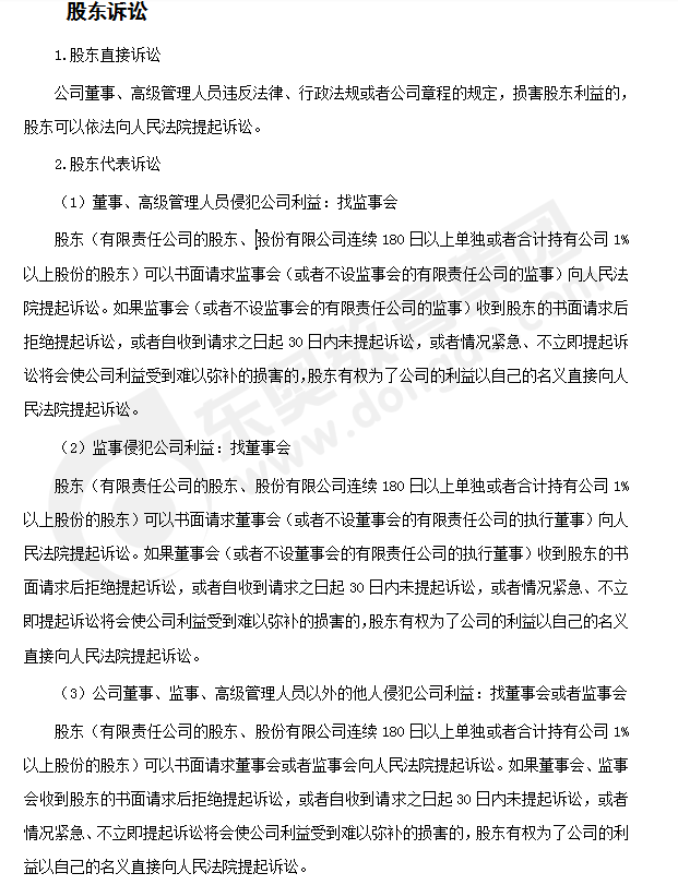 注會經濟法答疑精編