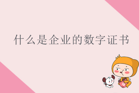 什么是企業(yè)的數(shù)字證書(shū)? 什么是企業(yè)的數(shù)字證書(shū)?