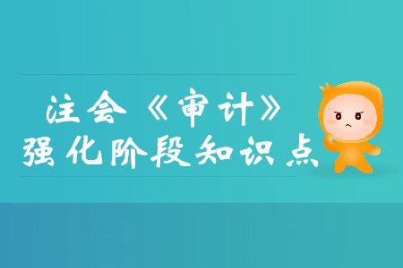 審計(jì)風(fēng)險(xiǎn)_2019年注會(huì)審計(jì)強(qiáng)化階段知識(shí)點(diǎn)