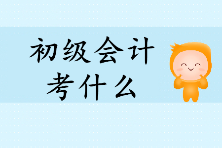 初級(jí)會(huì)計(jì)經(jīng)濟(jì)法基礎(chǔ)考什么？