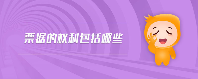 票據(jù)的權(quán)利包括哪些 票據(jù)的權(quán)利包括哪些