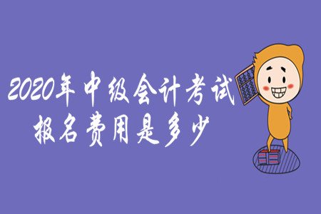 中級(jí)會(huì)計(jì)考試報(bào)名費(fèi)用是多少？