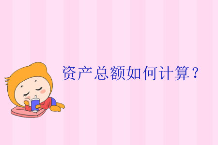 資產(chǎn)總額如何計算？