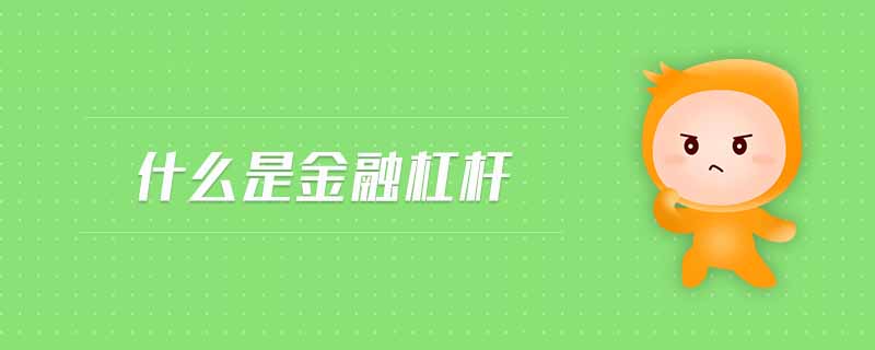 什么是金融杠桿 什么是金融杠桿