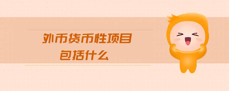 外幣貨幣性項目包括什么 外幣貨幣性項目包括什么