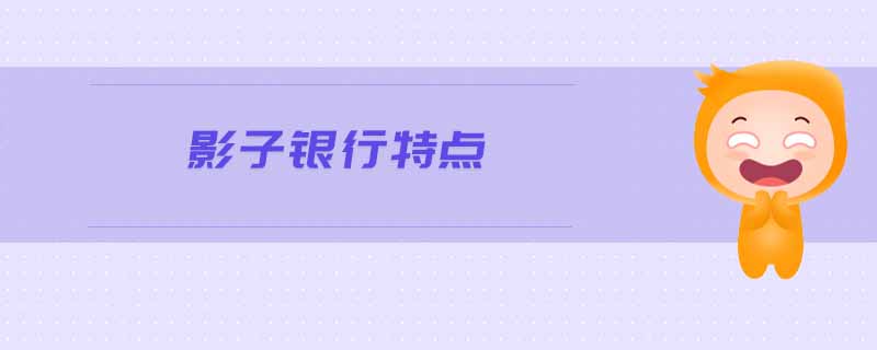 影子銀行特點(diǎn)