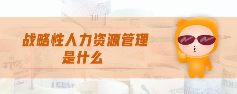 戰(zhàn)略性人力資源管理是什么