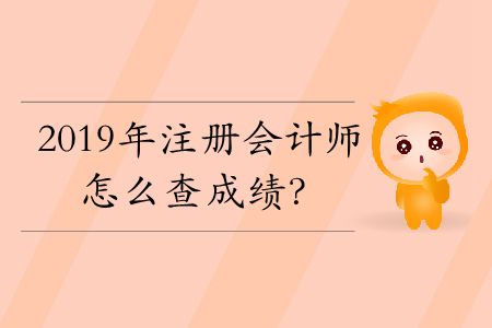 2019年注冊會計師怎么查成績？