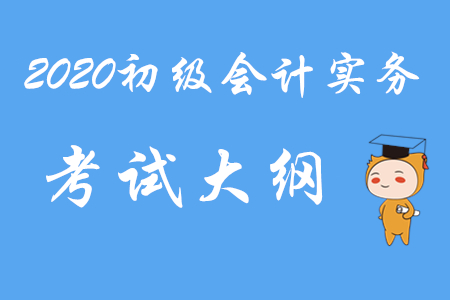 2020年初級會計職稱《初級會計實務(wù)》考試大綱第六章