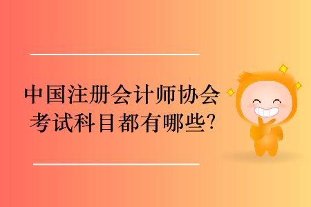2020年中國(guó)注冊(cè)會(huì)計(jì)師協(xié)會(huì)考試科目都有哪些？