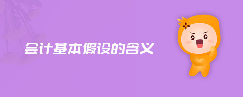 會計基本假設的含義 會計基本假設的含義