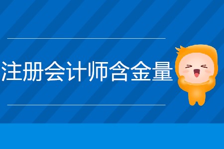 現(xiàn)在注冊(cè)會(huì)計(jì)師證的含金量有多高？