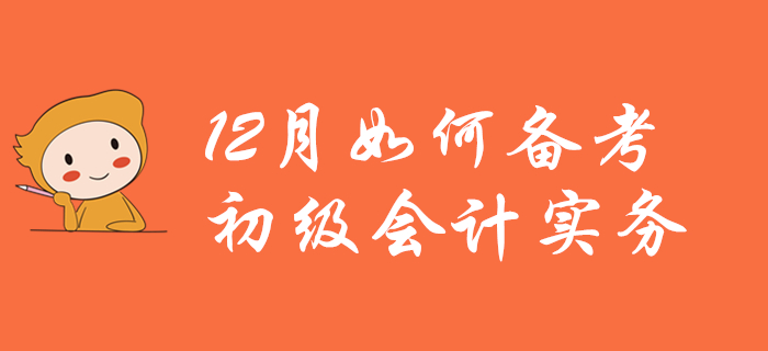 12月如何備考初級(jí)會(huì)計(jì)實(shí)務(wù)？看完本文你就懂了！