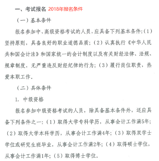 2018年報(bào)名條件