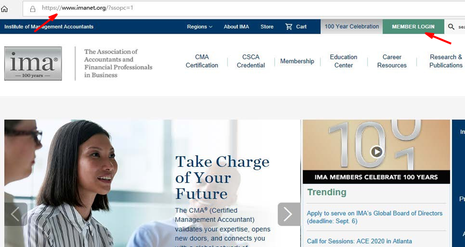 IMA英文官網(wǎng)注冊交費步驟