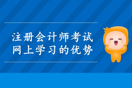 2020年注會(huì)考試網(wǎng)上學(xué)習(xí)的優(yōu)勢有哪些？