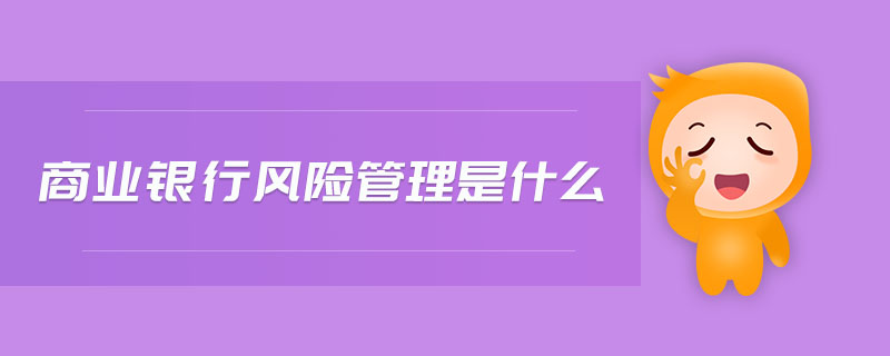 商業(yè)銀行風(fēng)險(xiǎn)管理是什么