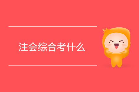 注會綜合考什么內(nèi)容你了解嗎？