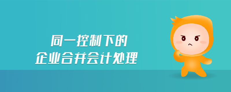 同一控制下的企業(yè)合并會(huì)計(jì)處理 同一控制下的企業(yè)合并會(huì)計(jì)處理